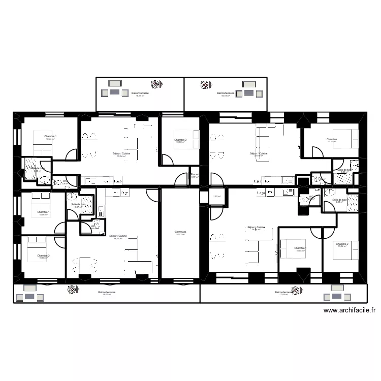 Satin - Montaugier lot 04. Plan de 8 et 80 m² Satin - Montaugier lot 04. Plan de 8 et 80 m²