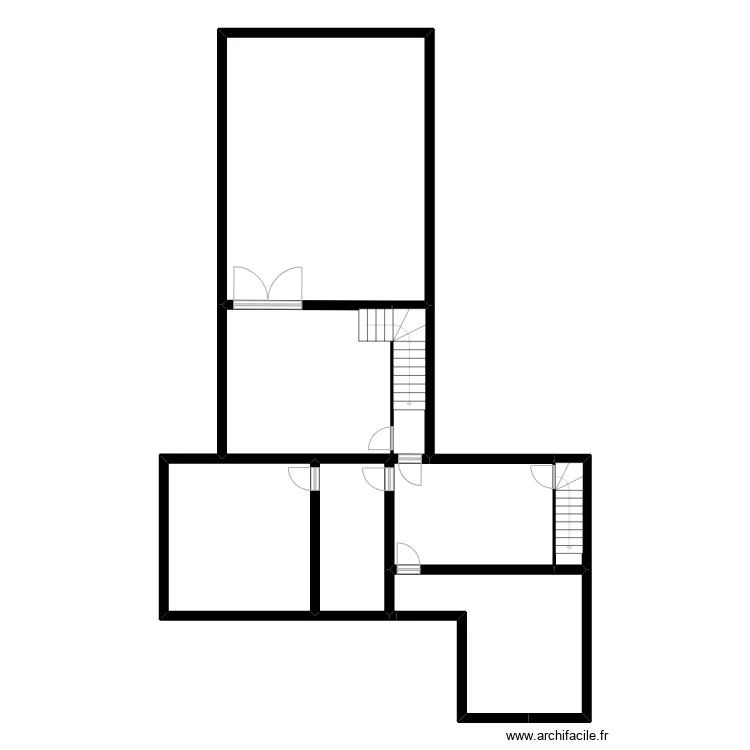 redon. Plan de 58  et 640 m²