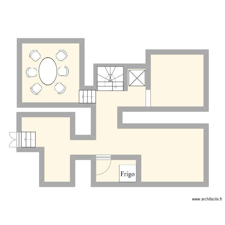 jlb -1. Plan de 4 pièces et 47 m2
