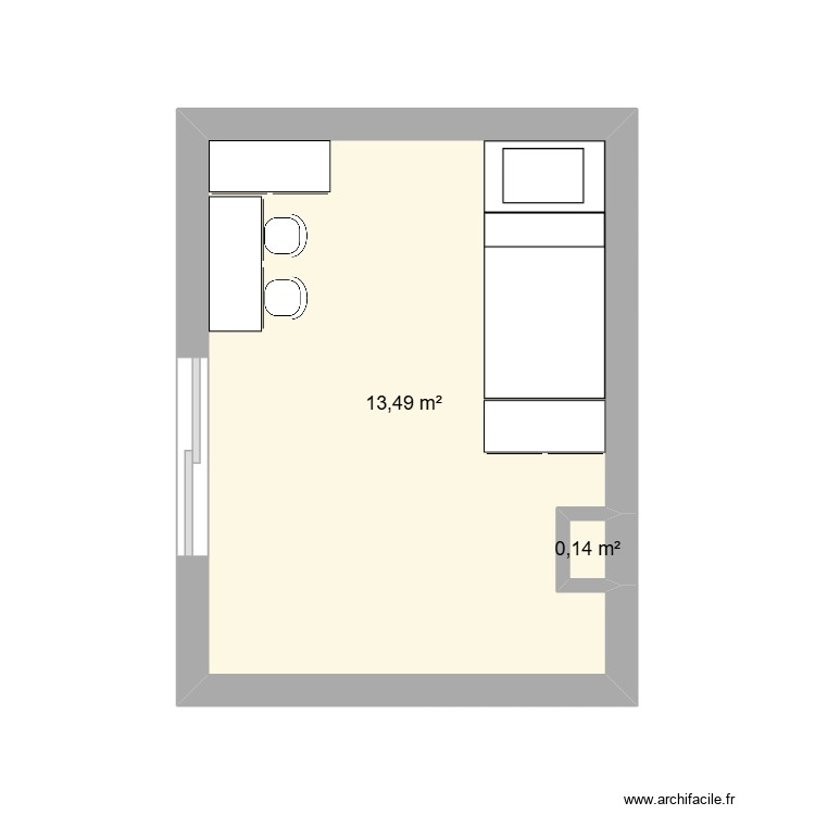 CHAMBRE. Plan de 0 pièce et 0 m2
