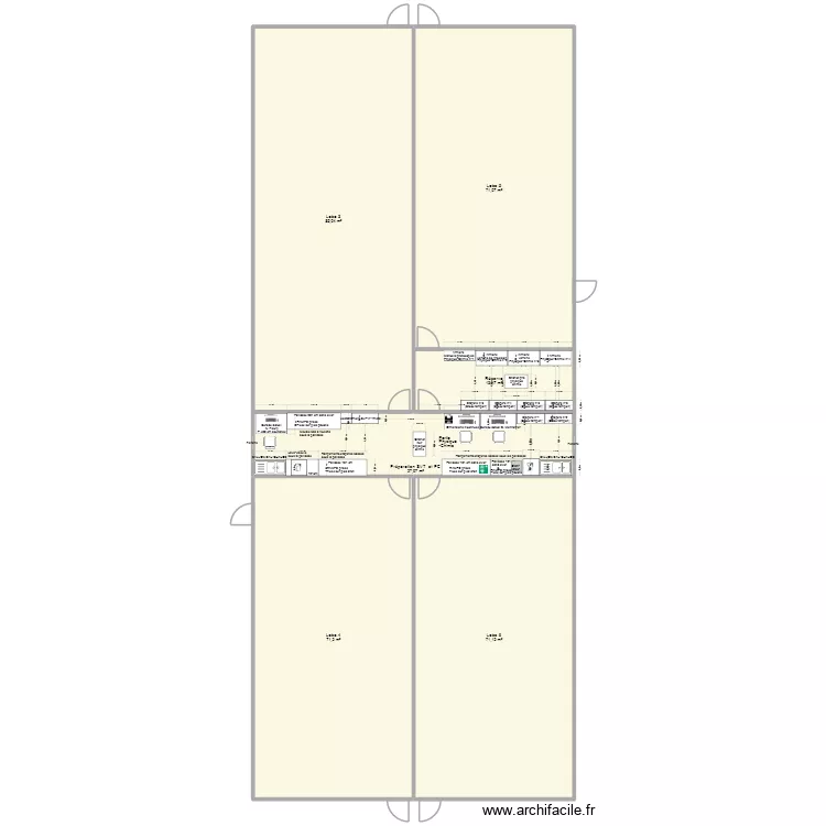 6 juillet Salles pr&eacute;parations SVT et Physique-Chimie v2. Plan de 6  et 340 m²