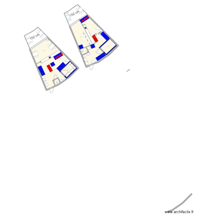 océanis3. Plan de 6 pièces et 133 m2