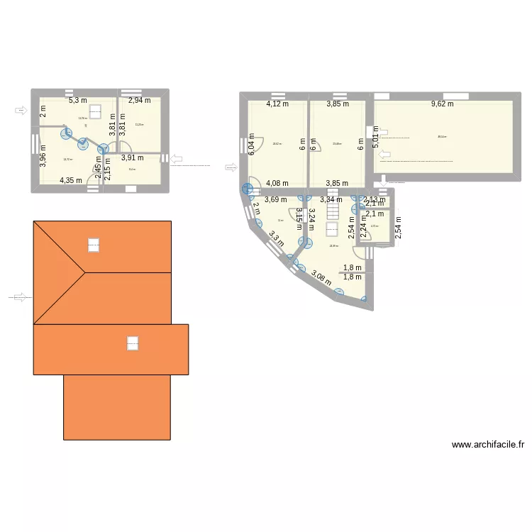 Plan maison DPC. Plan de 