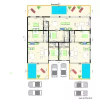 Beauregard parking 3 villa permis