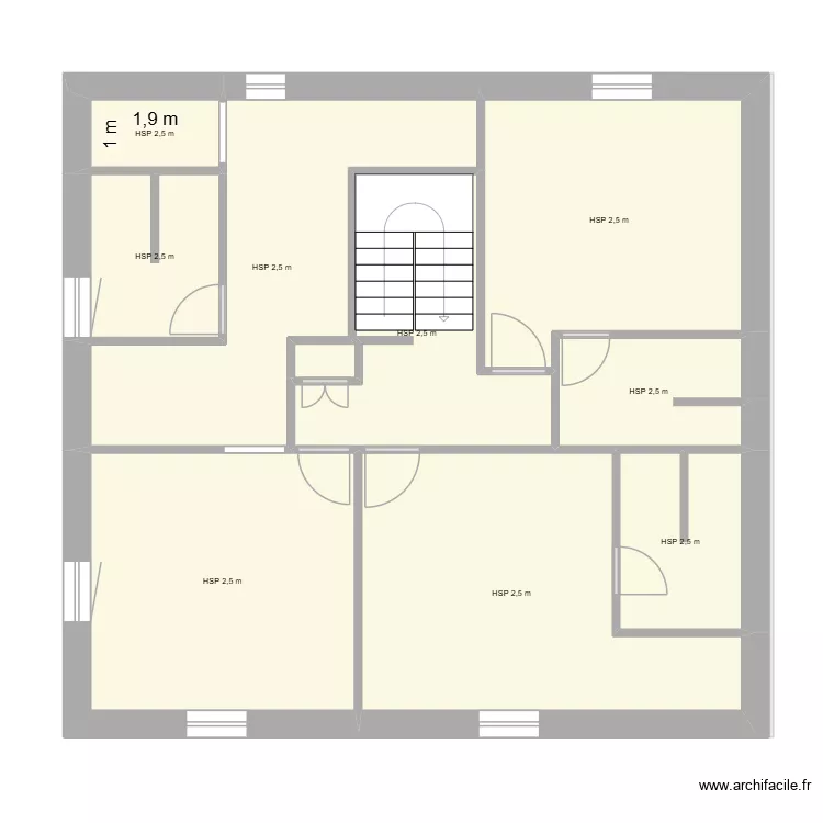 MAISON HAMBACH LE14/0825. Plan de 