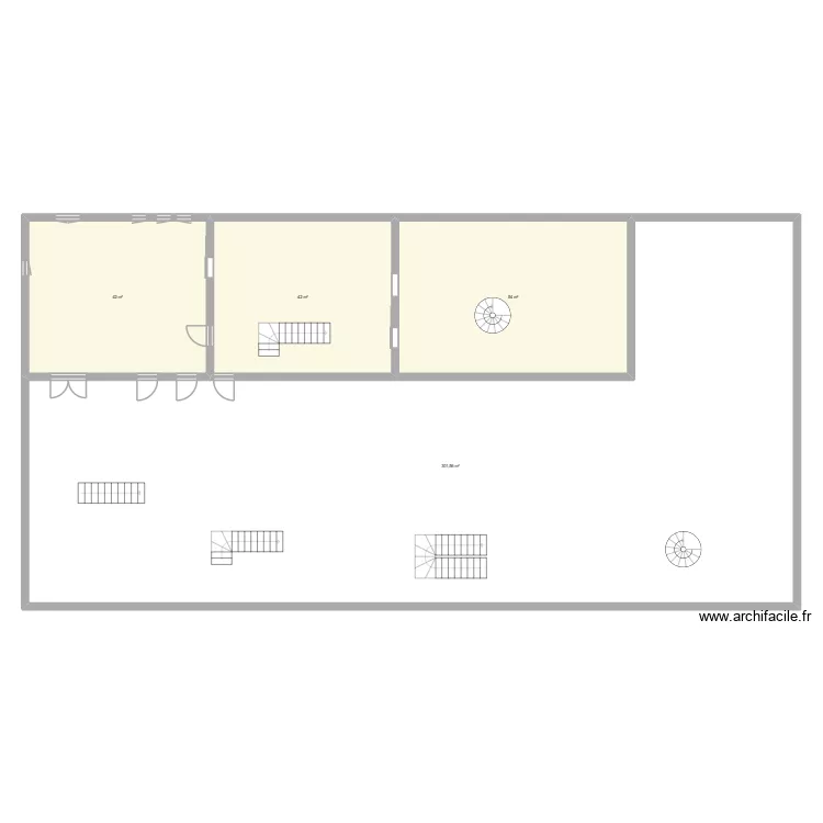 aab. Plan de 4 pièces et 440 m² aab. Plan de 4 pièces et 440 m²