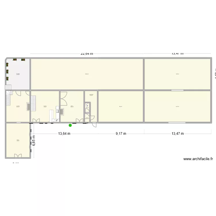 Canet mesures. Plan de 23 et 648 m² Canet mesures. Plan de 23 et 648 m²