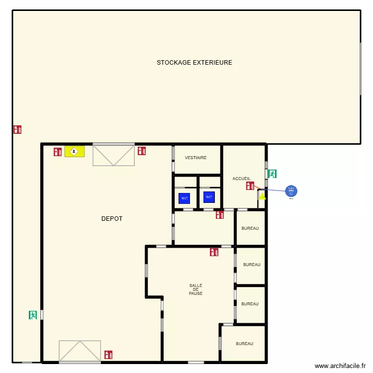 DANIEL MOQUET PI. Plan de 14  et 923 m²