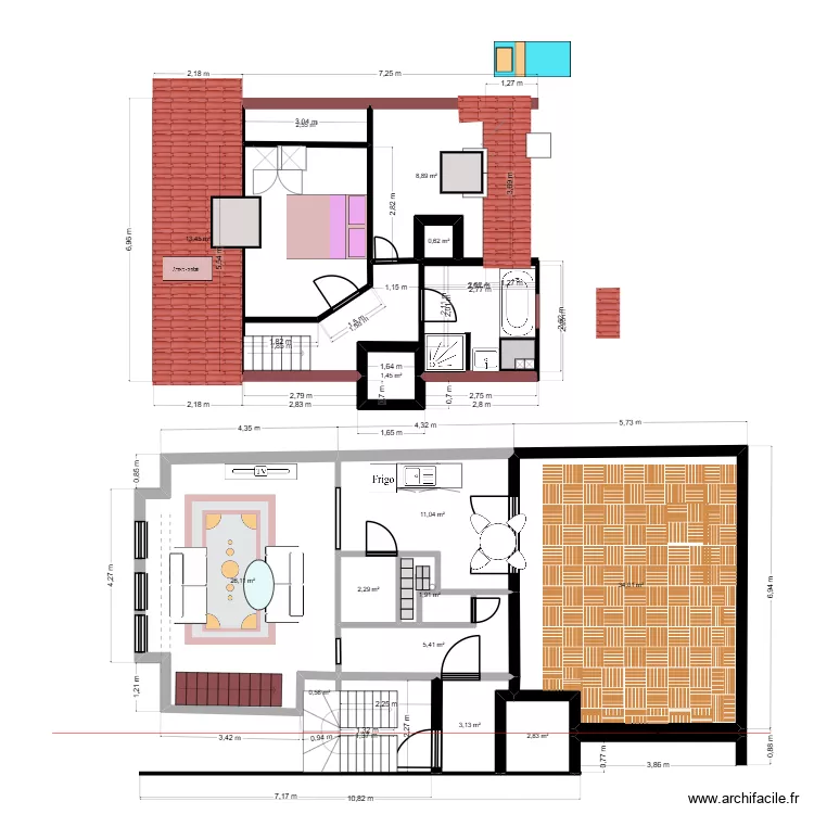 OCTAVIA UCCLE GG. Plan de 