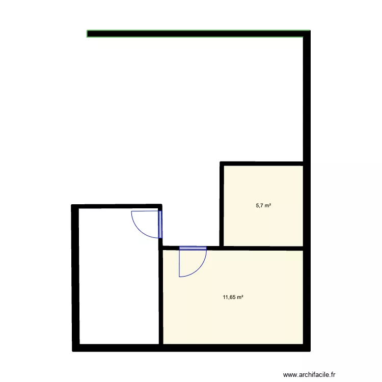 Asni&egrave;res. Plan de 