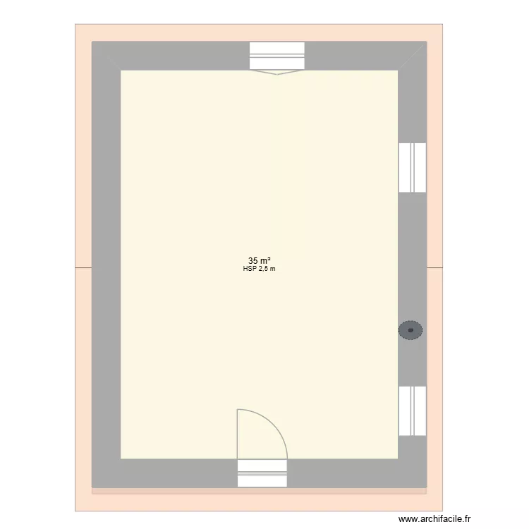 essais coupe. Plan de 2 et 71 m² essais coupe. Plan de 2 et 71 m²