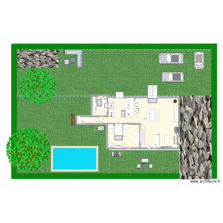Noah Dufour. Plan de 10 pièces et 132 m2