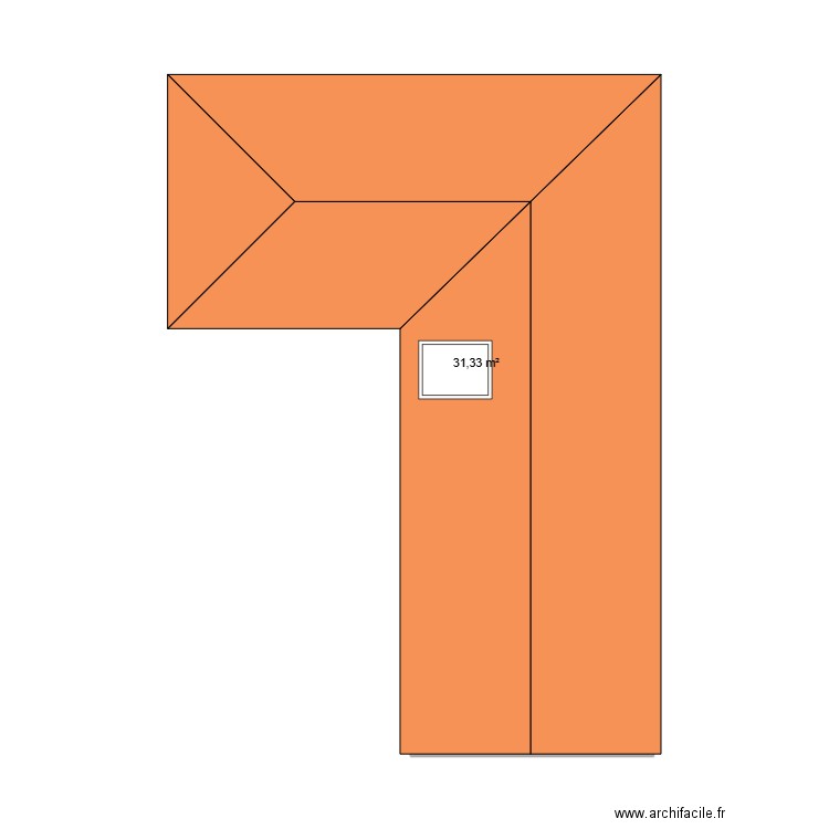 Menuiserie. Plan de 1 pièce et 31 m2