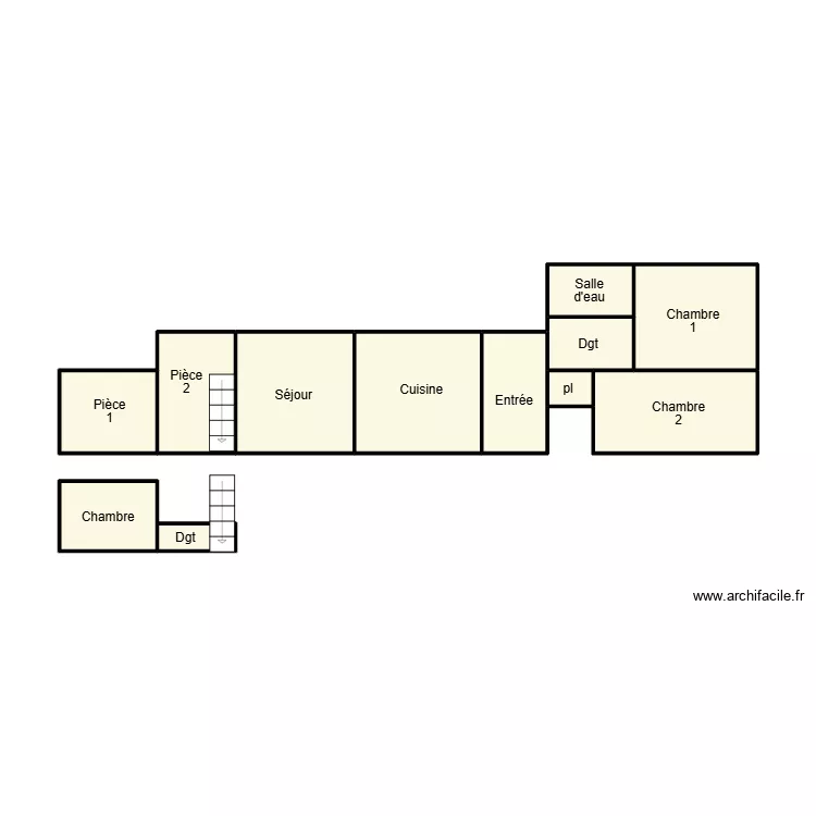 QUIMPER LEGOUIL. Plan de 