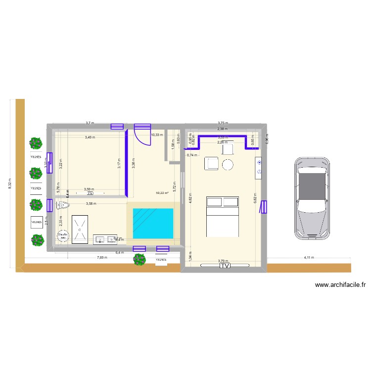 WINE ROOM V3. Plan de 0 pièce et 0 m2