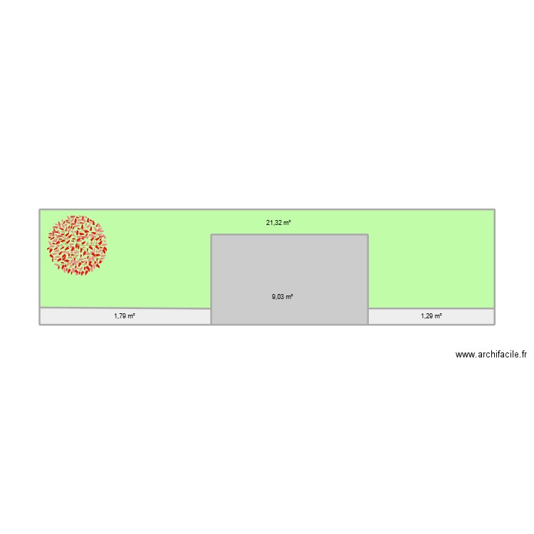 Ingrid MOREAU. Plan de 4 pièces et 33 m2