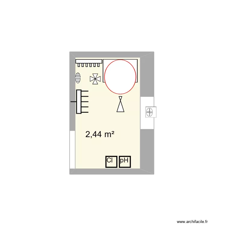 Local Julia Antoine. Plan de 