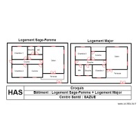 VUE EN PLAN LOGEMENT CS SAZUE