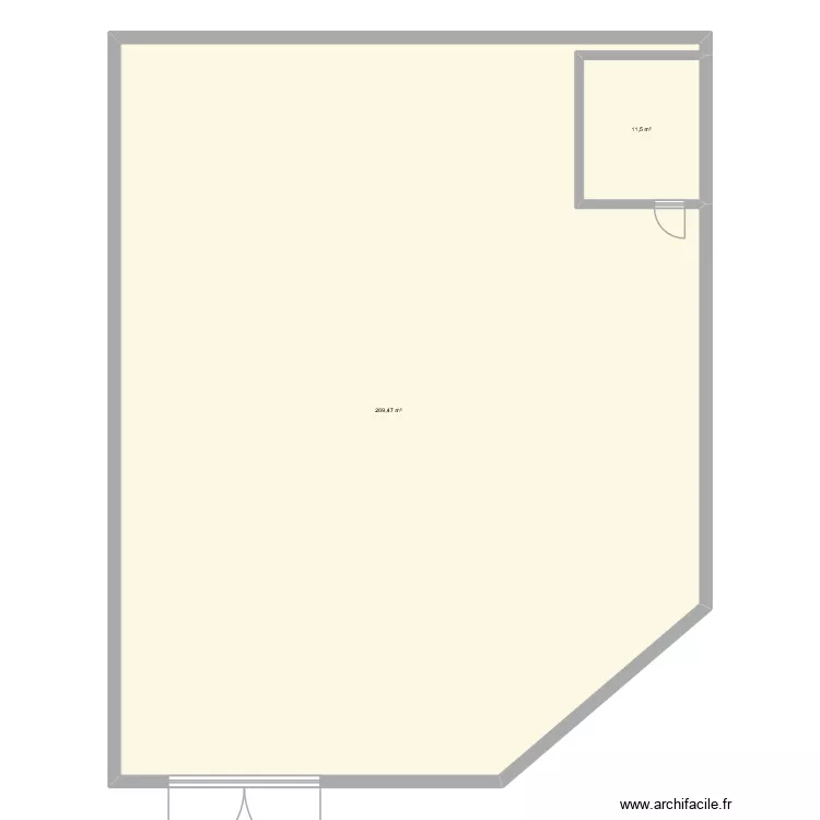Plan-rdc-duplex1. Plan de 2 et 281 m² Plan-rdc-duplex1. Plan de 2 et 281 m²