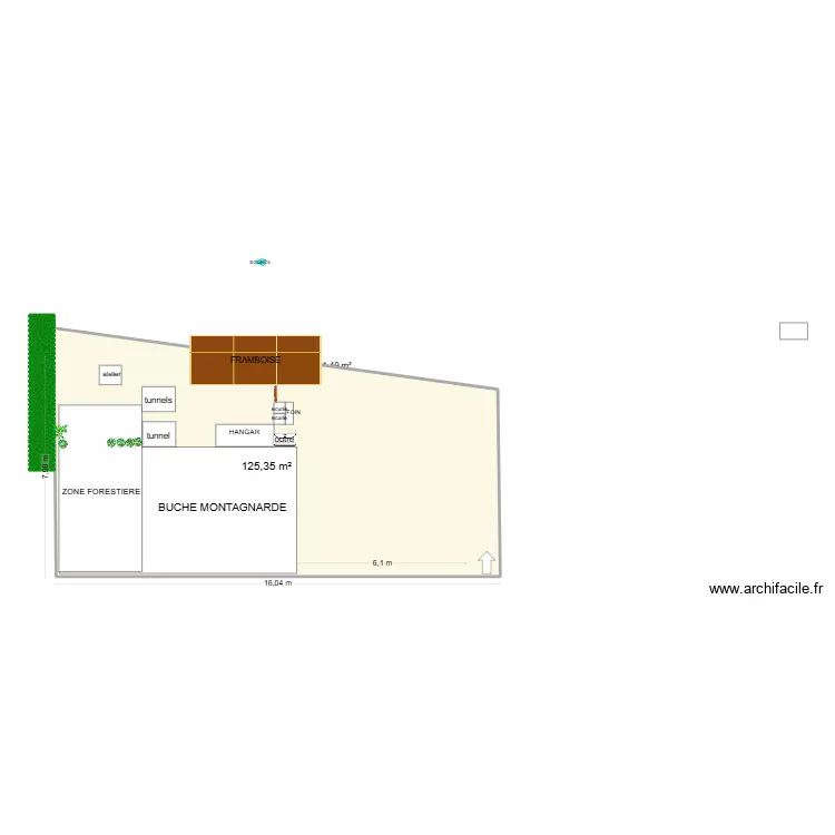 VILLARD CLEM CLEM. Plan de 