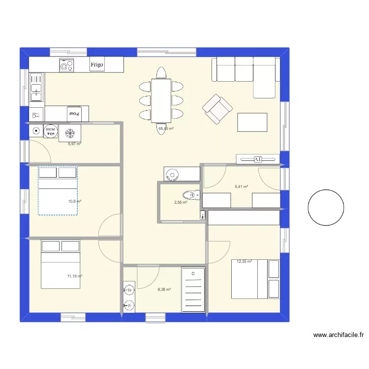 Base maison 1. Plan de 