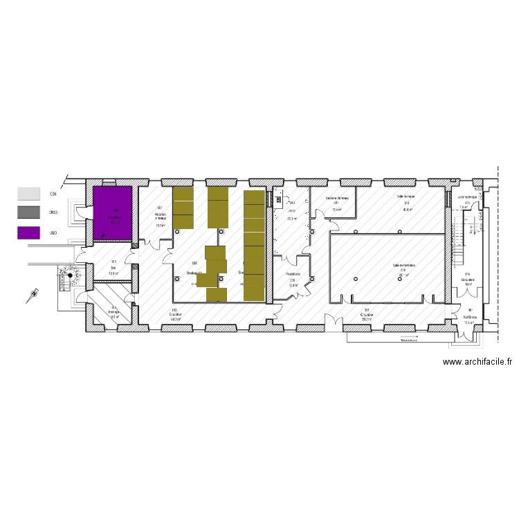 Aménagement CSNJ JDC NG. Plan de 0 pièce et 0 m2