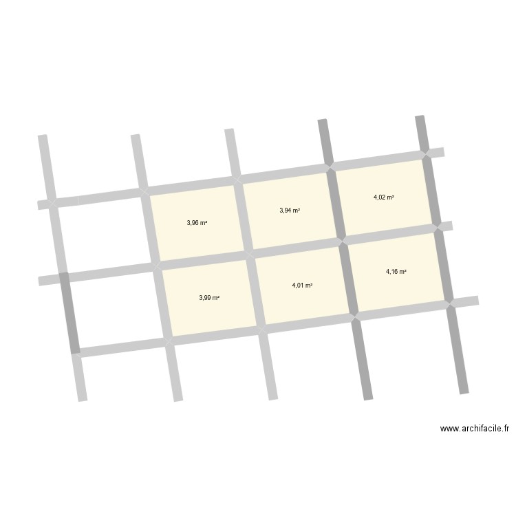 Réseau Hartmann. Plan de 0 pièce et 0 m2