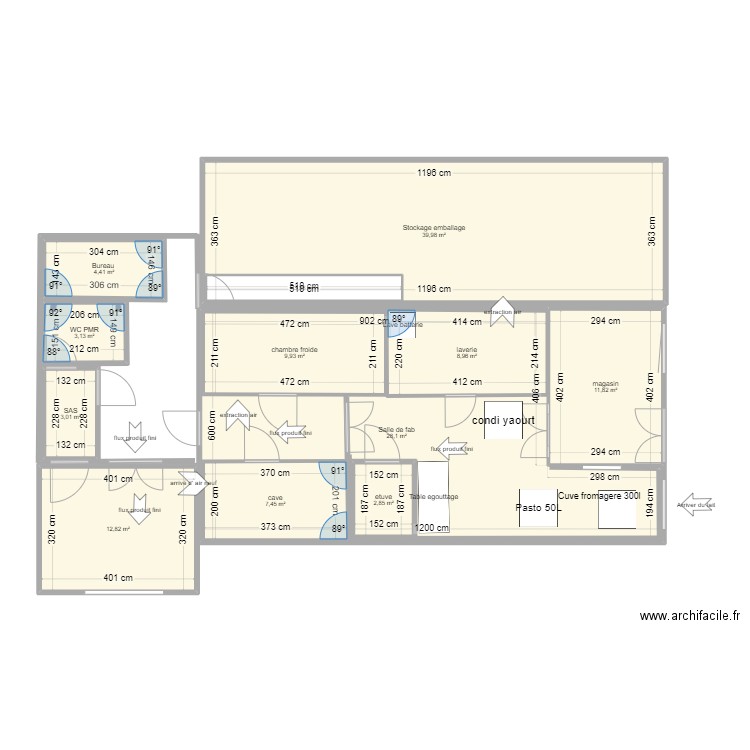 plan fab fenetre. Plan de 0 pièce et 0 m2