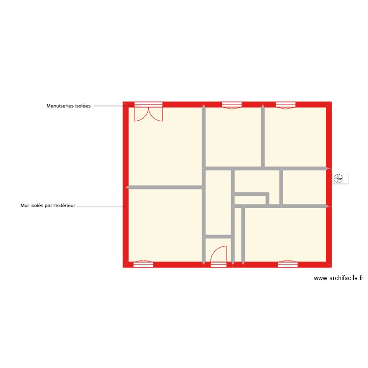 ROUSSEL ETAGE ETAPE 2. Plan de 11 pièces et 71 m2