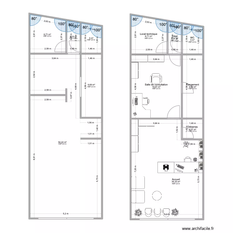 Uzan. Plan de 12 et 145 m² Uzan. Plan de 12 et 145 m²