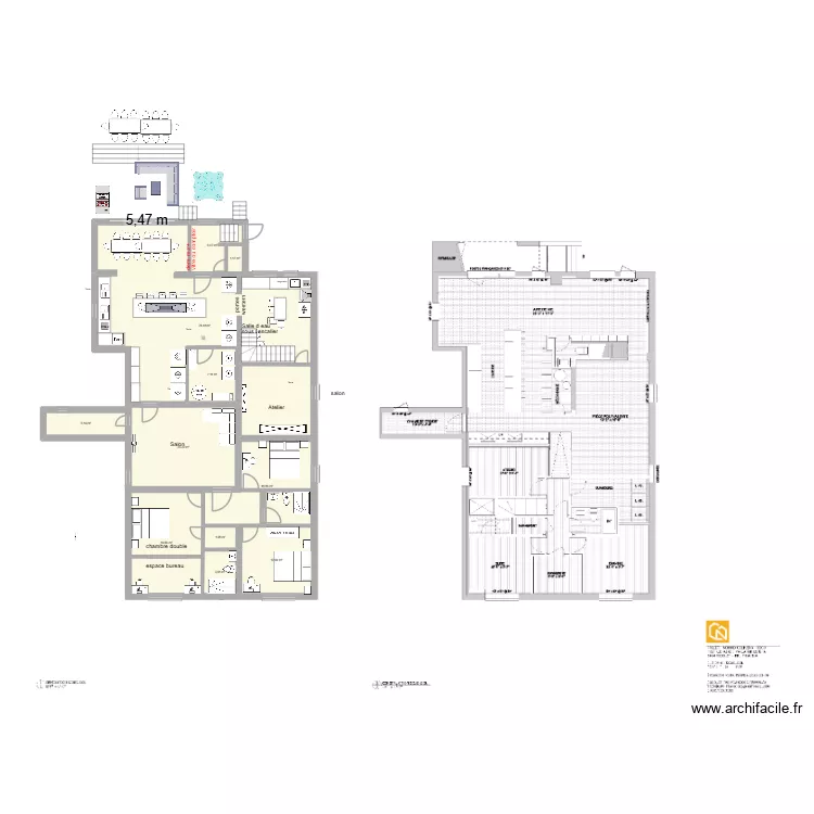 Nicolet 2026 v5 gym. Plan de 11  et 178 m²