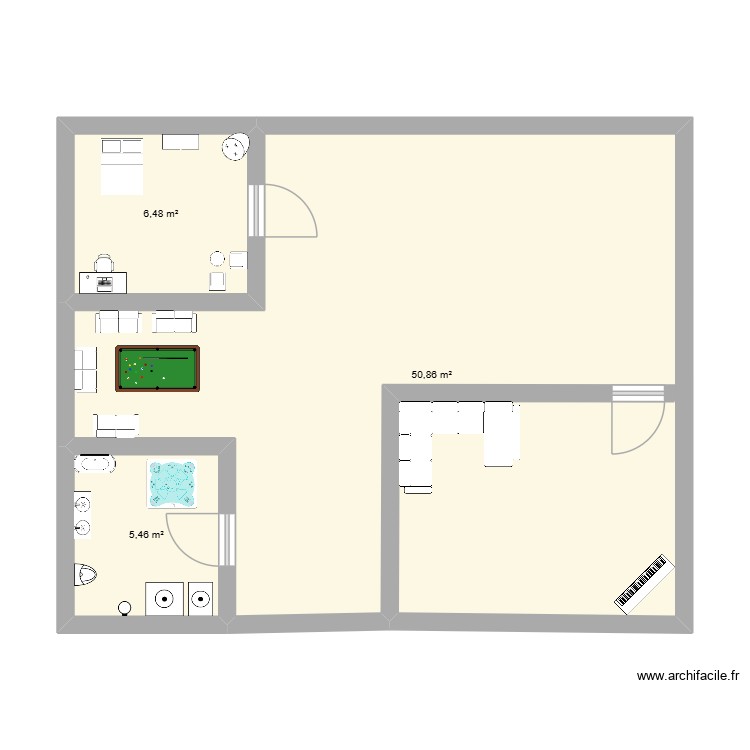maison. Plan de 0 pièce et 0 m2