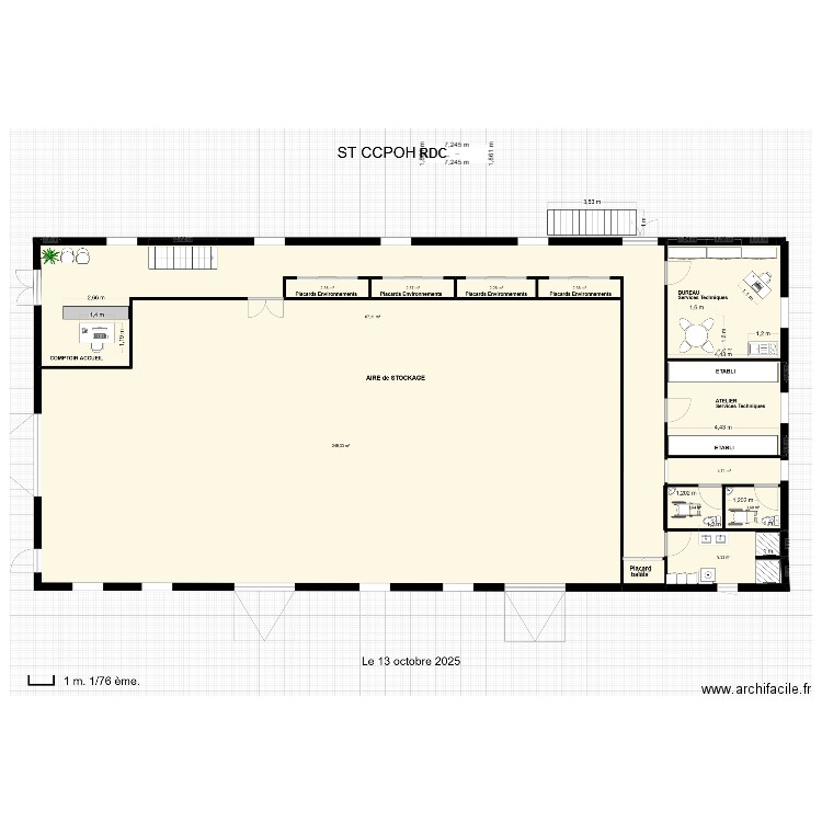 ST CCPOH RDC KF. Plan de 0 pièce et 0 m2