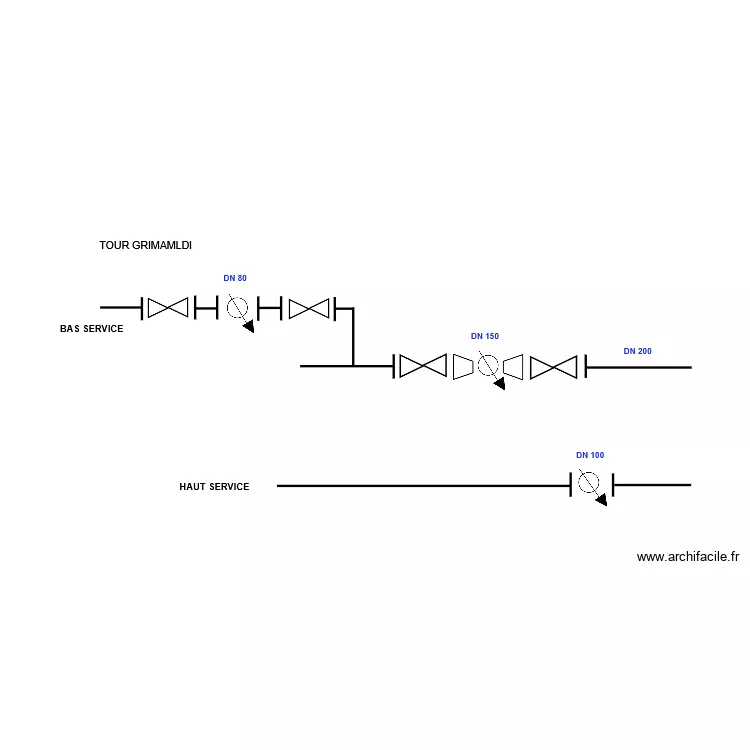TOUR GRIMALDI. Plan de 