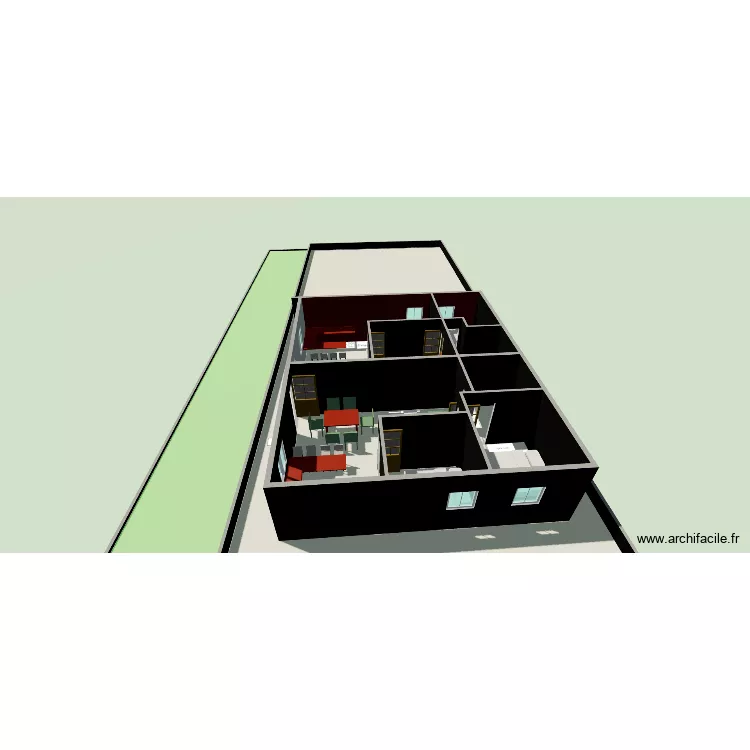 SANDRN. Plan de 11 Pièces et 505 m²