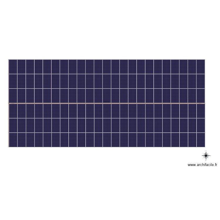 bâtiment solaire. Plan de 0 pièce et 0 m2