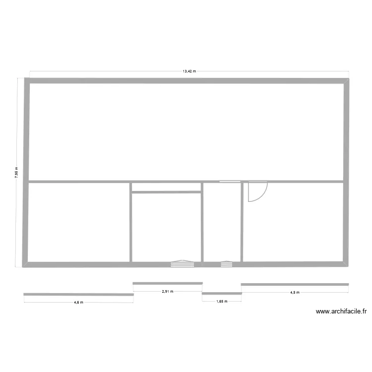 agrandissement. Plan de 