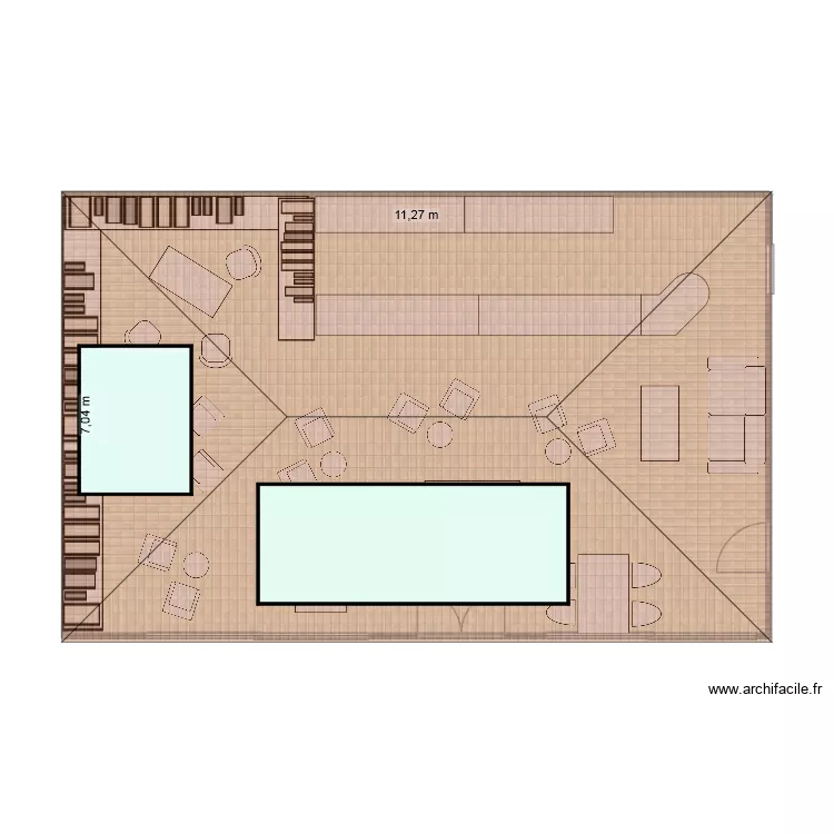 book coffee. Plan de 1 et 79 m² book coffee. Plan de 1 et 79 m²