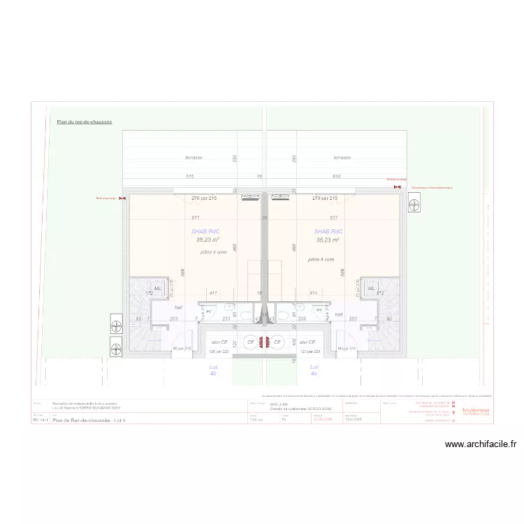 Lot 4 sorbo rdc. Plan de Lot 4 sorbo rdc. Plan de