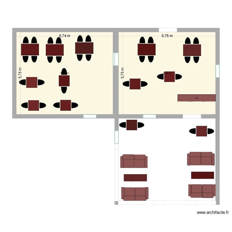att rest. Plan de 0 pièce et 0 m2
