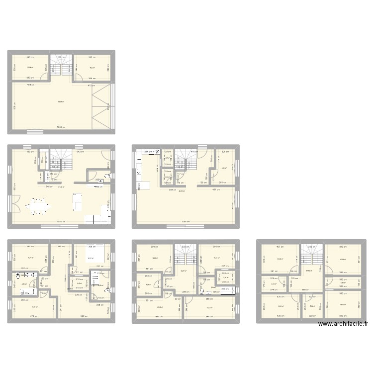 Base_Prologis. Plan de 31 pièces et 480 m2