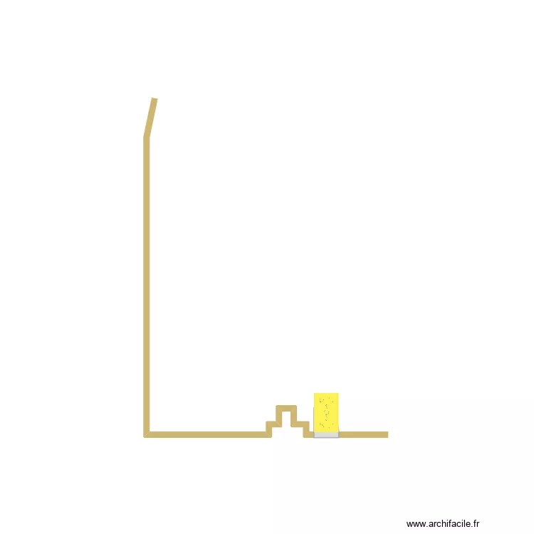 plan de salon de coiffure. Plan de 