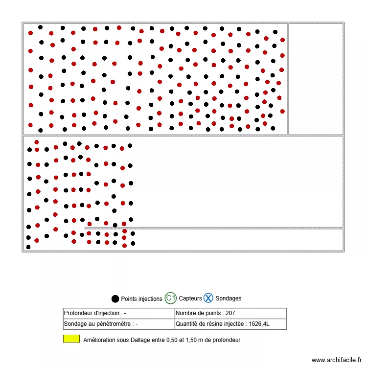 STE TISSE. Plan de 3  et 136 m²