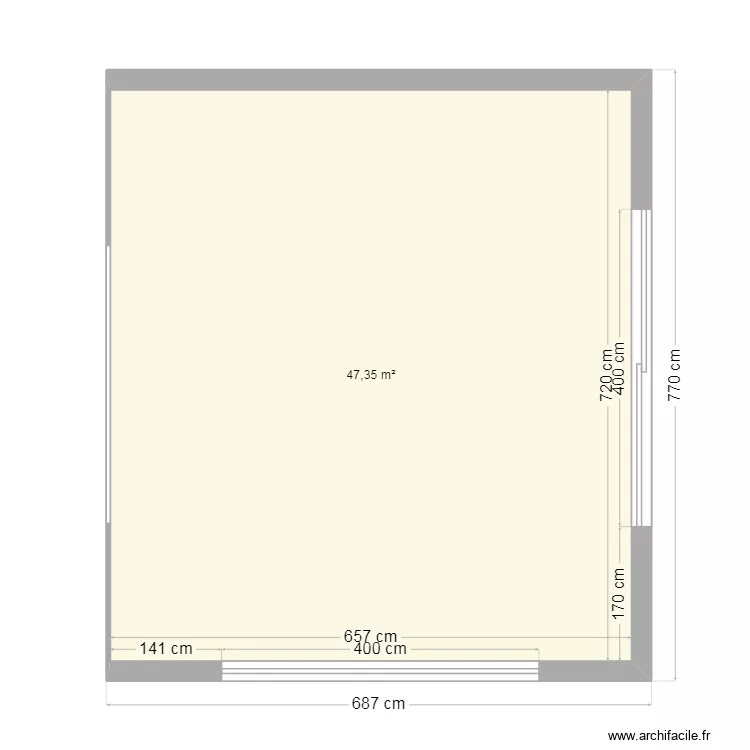 projet Renguet. Plan de 