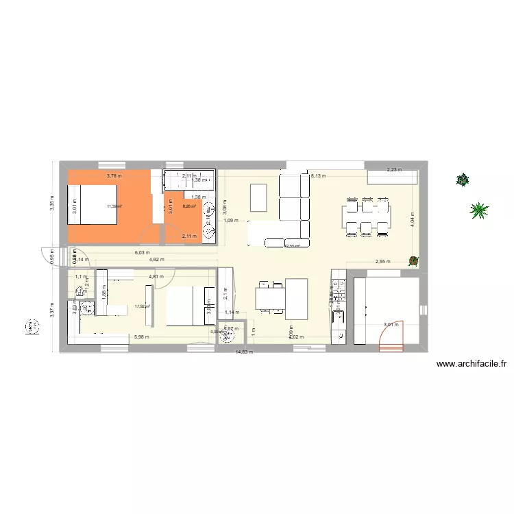 INTERIEUR MODIFIE. Plan de INTERIEUR MODIFIE. Plan de