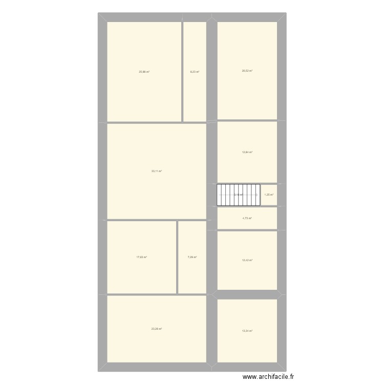Ballay. Plan de 0 pièce et 0 m2