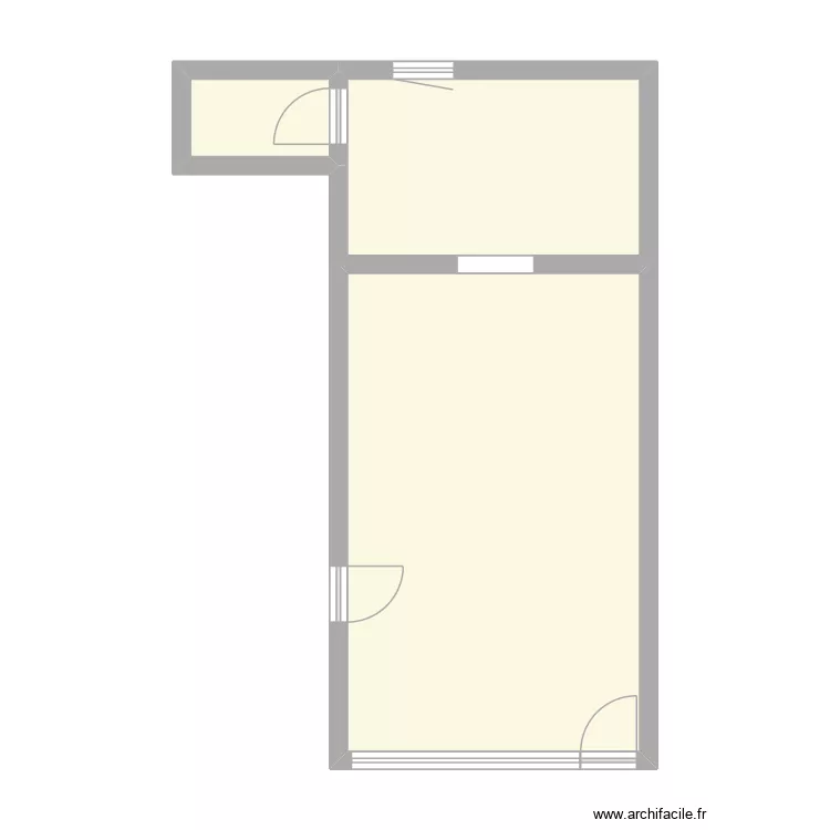 neerstalle. Plan de 3 Pièces et 42 m²