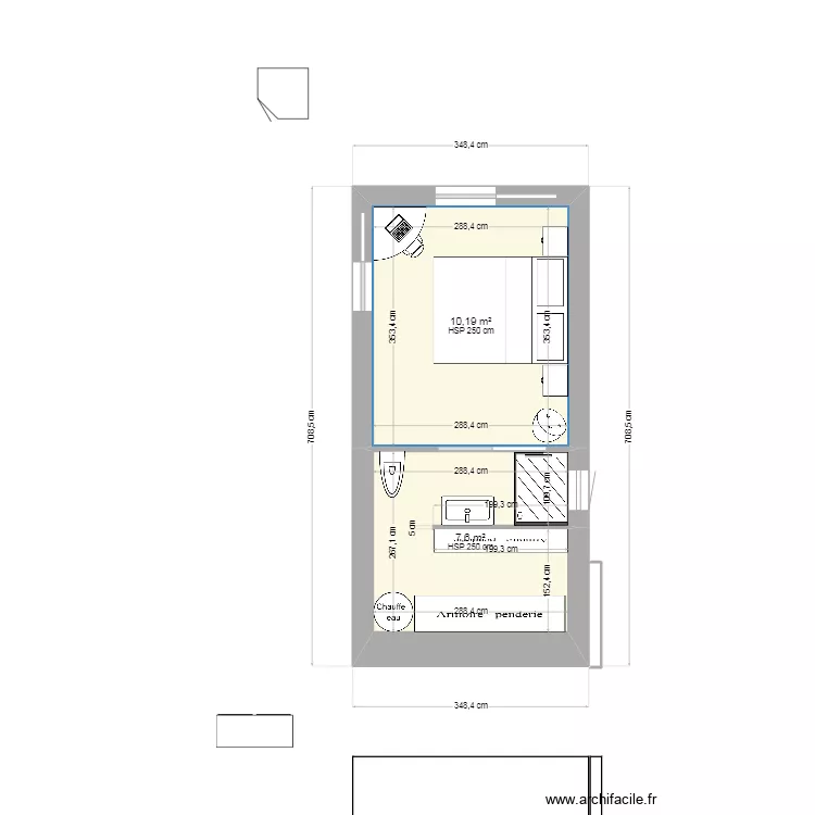 garage ter 3. Plan de 