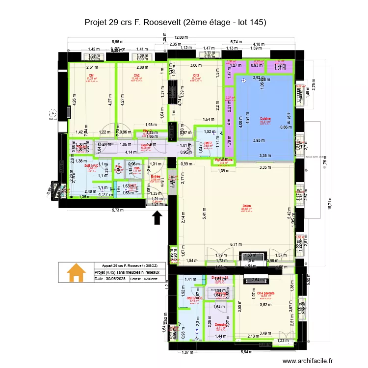 29 crs FR v45 plafonds. Plan de 