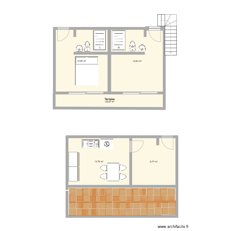 Cabana amigos e vento. Plan de 0 pièce et 0 m2